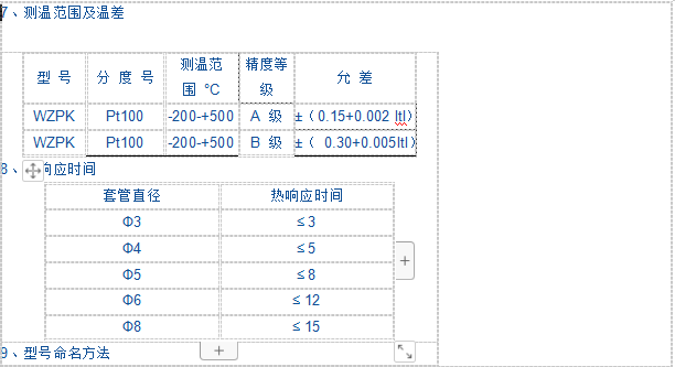 铠装热电阻